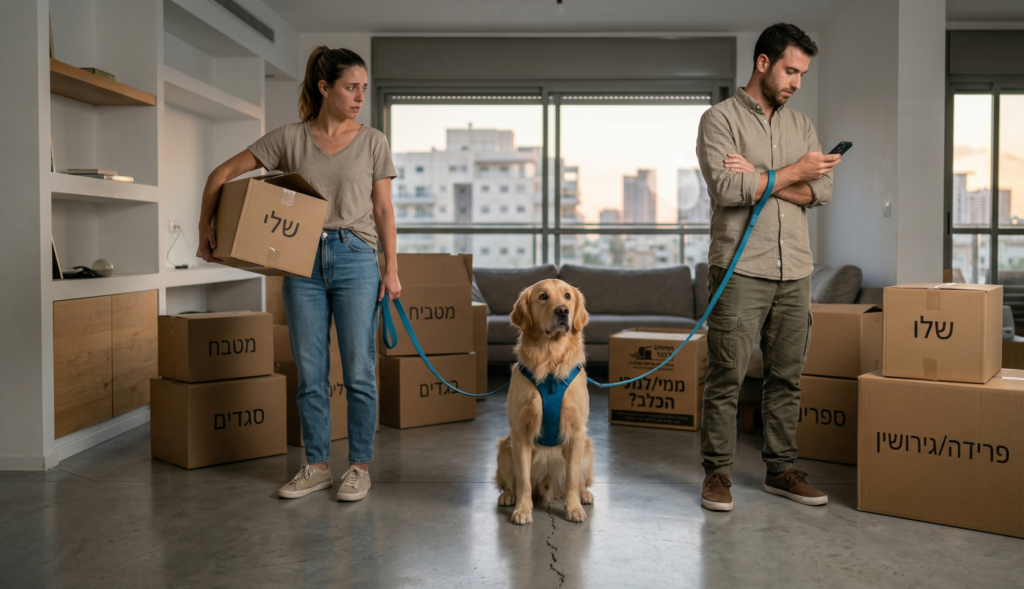 משמורת על כלב בגירושין