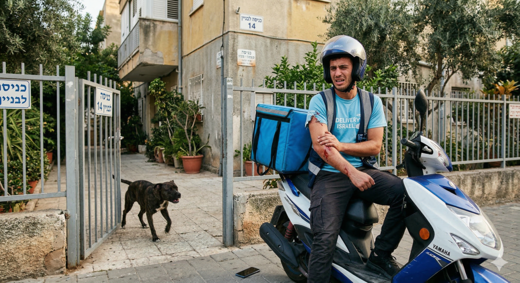 נשיכת כלב בעבודה